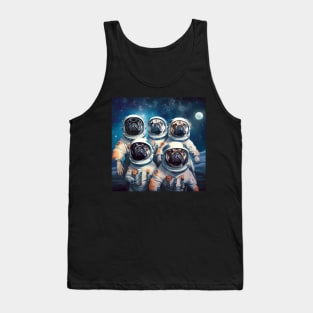 Dogs Astronauts Tank Top